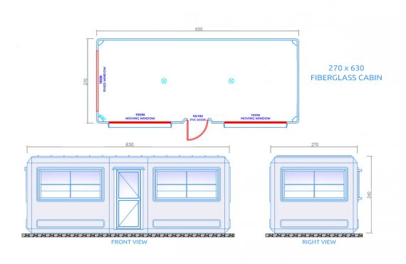 270 X 630 Καμπίνα