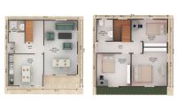 127 m² Προκατασκευασμένες Κατοικίας