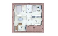 82 m² Προκατασκευασμένες Κατοικίας